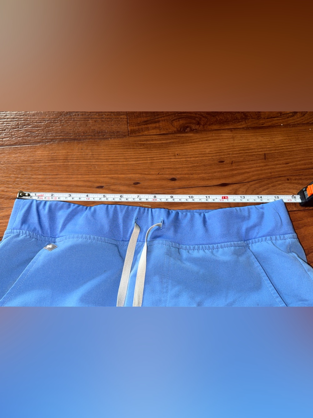 Like New Pristine FIGS Zamora Jogger Ceil Blue Size Medium PO 2623 Scrub Pants - Picture 7 of 8
